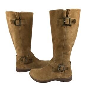BOC Born on Comfort Tall Bohemian Style Suede Boots EUC $175 Size 6M  S3053